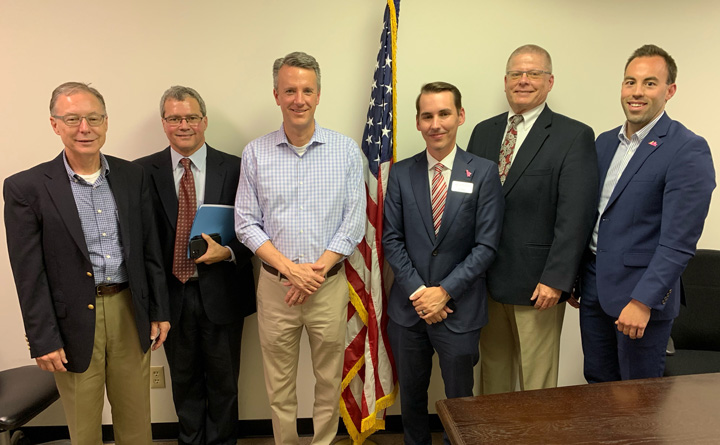 Credit unions, League meet with Congressman Ben Cline