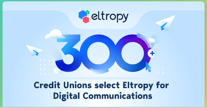 300 Credit Unions Select Eltropy for Digital Communications